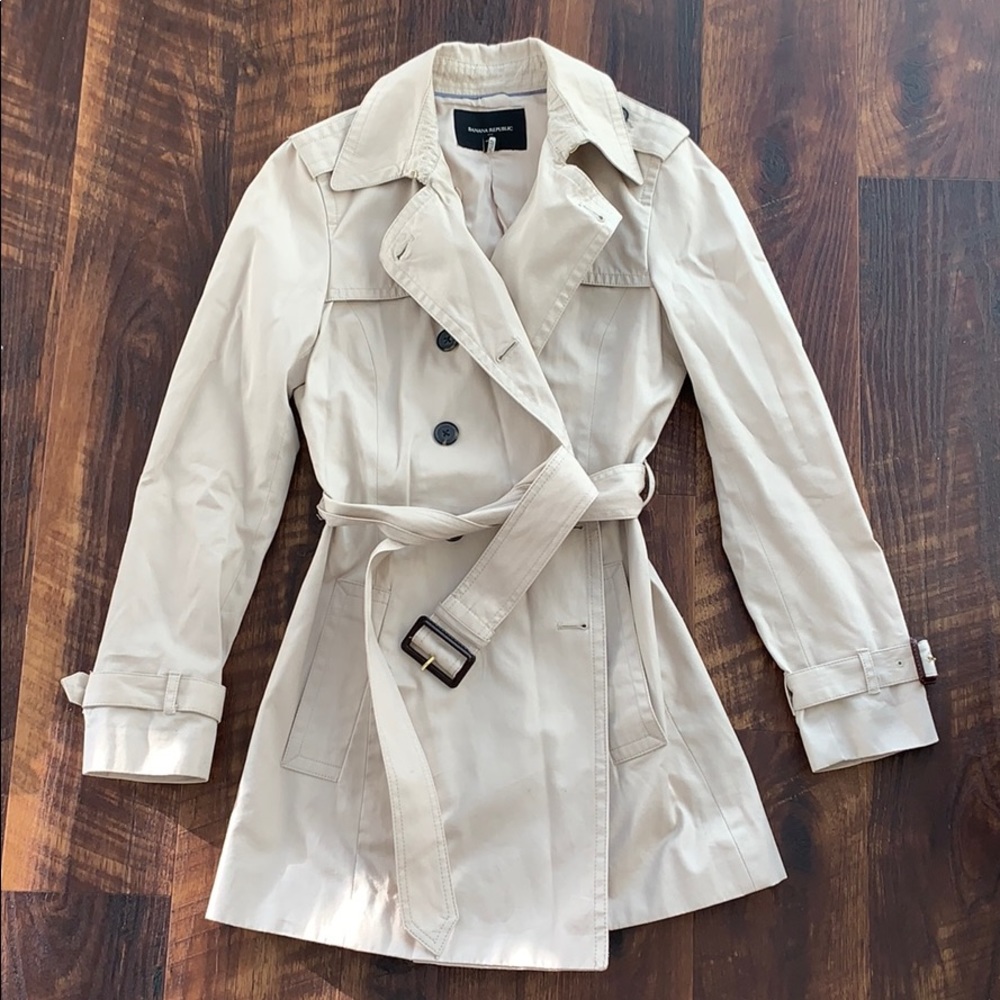 Banana Republic Water-Resistant Trench Coat